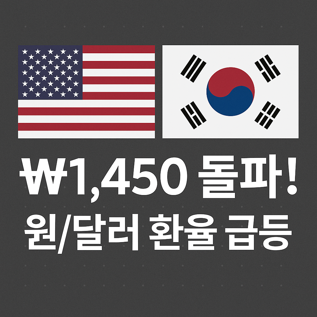 2025년 11월, 원 / 달러 환율이 ₩1,450을 돌파한 원인과 앞으로의 전망